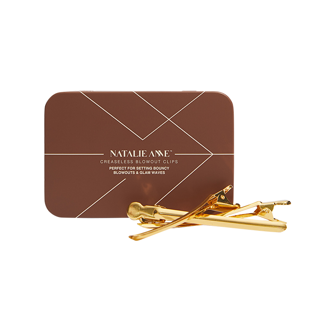 Natalie Anne | Creaseless Blowout Clips in Gold 15pk