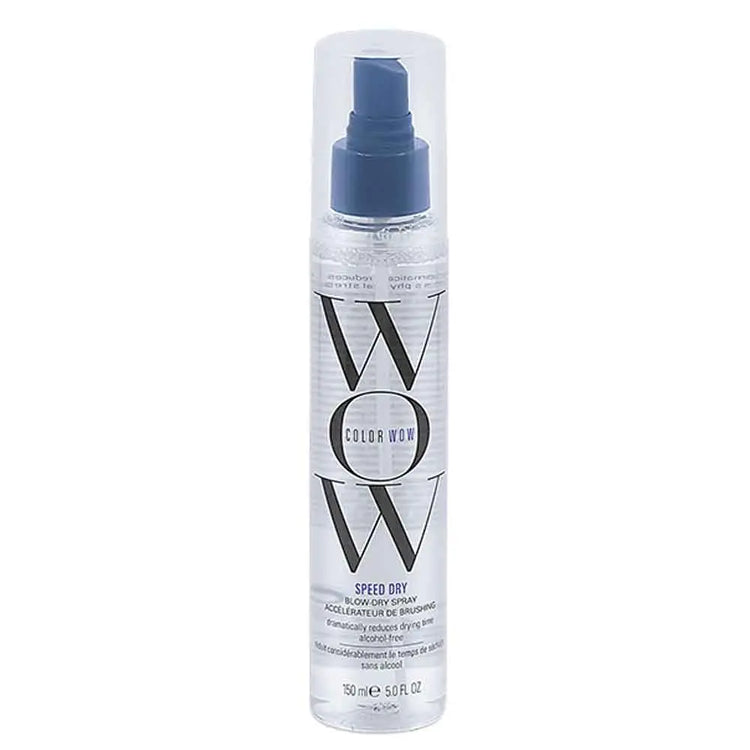 Speed up hair drying time with Color Wow Speed Dry Blow-Dry Spray. Protects against heat damage, smooths frizz, and adds shine. Perfect for all hair types. Available at The DO Salon in St Kilda, Melbourne. Shop now!