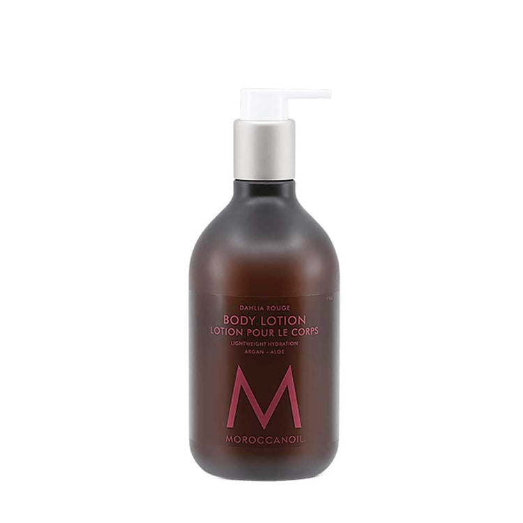 Morrocanoil Dahlia Rouge Body Lotion. Available at The DO Salon Australia