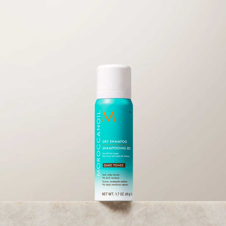Moroccanoil Dry Shampoo Dark Tones 205ml is now available in a bonus travel size. It is oil-absorbing, non-dulling, and argan oil-infused, perfect for brunettes. Shop online now at The DO Salon. Travel size