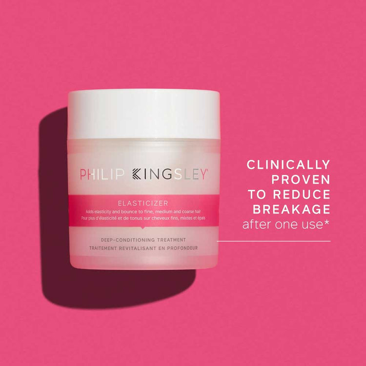Revitalise your hair with Philip Kingsley Elasticizer Pre-Shampoo Treatment 150ml. Boosts elasticity, hydration, and shine for all hair types. Buy today from The DO Salon Australia - your haircare stylist and specialist near you. 2