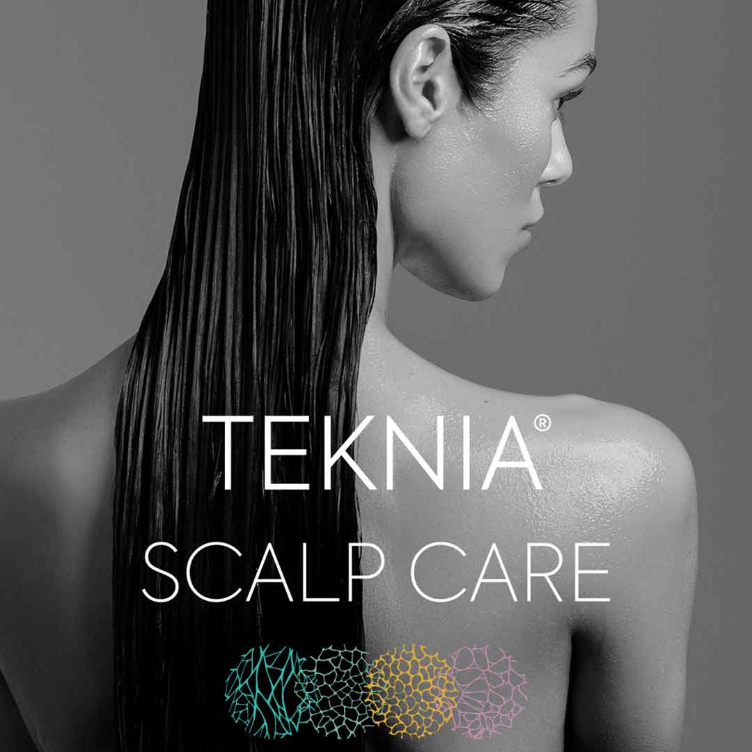 Discover Teknia Scalp Care Collection, formulated to restore balance to your scalp's unique ecosystem. Experience harmony between your skin and microbiota for healthy, vibrant hair.