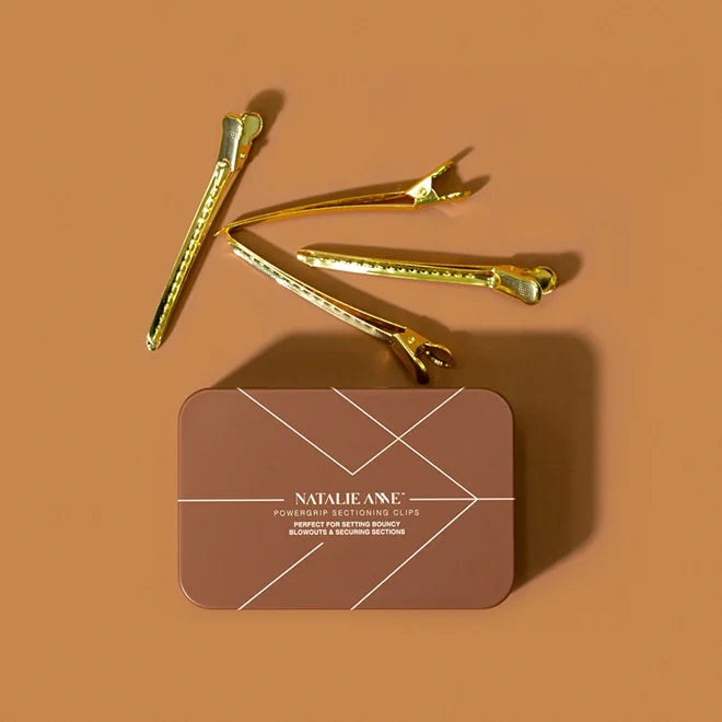 Natalie Anne | Creaseless Blowout Clips in Gold 15pk