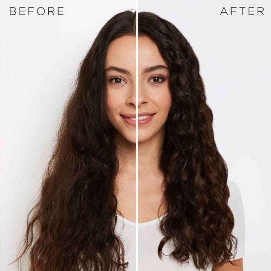 Control frizz and define curls with Christophe Robin's Luscious Curl Defining Cream. Infused with chia and nigella seed oils, this protein-rich cream adds shine and texture without weighing hair down. Perfect for wavy to curly hair. Shop now at The DO Salon, St Kilda - curly hair experts. before and after