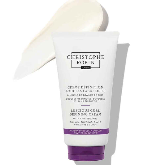 Control frizz and define curls with Christophe Robin's Luscious Curl Defining Cream. Infused with chia and nigella seed oils, this protein-rich cream adds shine and texture without weighing hair down. Perfect for wavy to curly hair. Shop now at The DO Salon, St Kilda - curly hair experts. texture