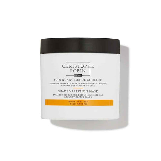 Boost your copper locks with Christophe Robin's Shade Variation Mask, at The DO Salon. This nourishing mask is enriched with natural carrot extracts to enhance and brighten copper tones, while deeply conditioning for soft, silky hair. Ideal for maintaining salon-worthy colour at home. Colour Transformation Experts