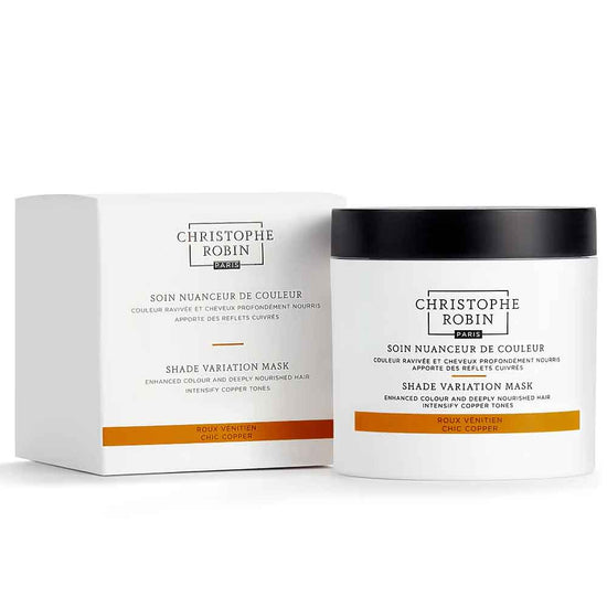 Boost your copper locks with Christophe Robin's Shade Variation Mask, at The DO Salon. This nourishing mask is enriched with natural carrot extracts to enhance and brighten copper tones, while deeply conditioning for soft, silky hair. Ideal for maintaining salon-worthy colour at home. Colour Transformation Experts 3