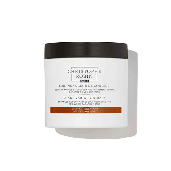 Transform your dull brunette or chestnut coloured hair with Christophe Robin's Shade Variation Mask in Warm Chestnut, available at The DO Salon. Enriched with nourishing ingredients, this weekly treatment enhances caramel tones and leaves hair lustrous and soft. Best Colour Stylists Melbourne, St Kilda. Book Now. 
