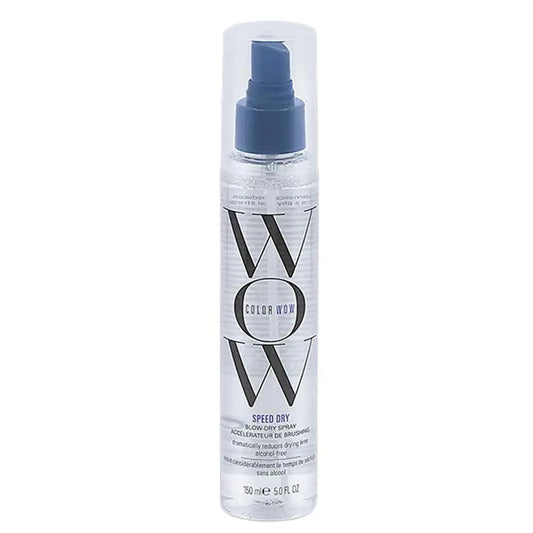 Speed up hair drying time with Color Wow Speed Dry Blow-Dry Spray. Protects against heat damage, smooths frizz, and adds shine. Perfect for all hair types. Available at The DO Salon in St Kilda, Melbourne. Shop now!