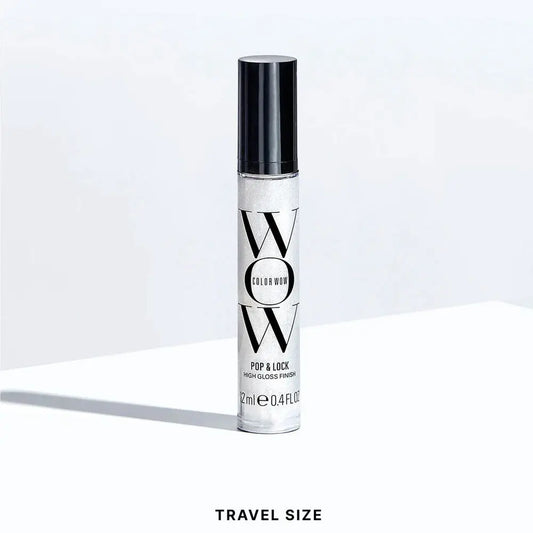 Add high shine and seal split ends with Color Wow Pop & Lock High Gloss Serum (travel size). Protects hair from UV damage for a radiant finish. Available at The DO Salon in St Kilda, Melbourne. Shop online now!