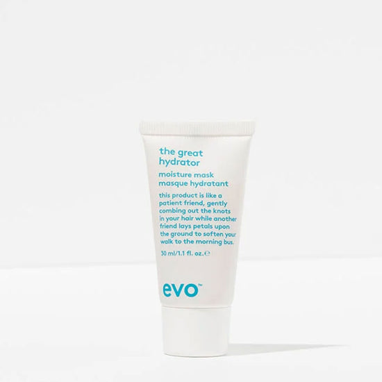 Indulge your hair in a spa-like experience with EVO's The Great Hydrator. Prevents moisture loss, reduces frizz, and provides humidity control. Elevate your hair hydration game with The Great Hydrator, exclusively designed for dry, colour-treated hair. Buy all your EVO haircare products from The DO Salon online today. 