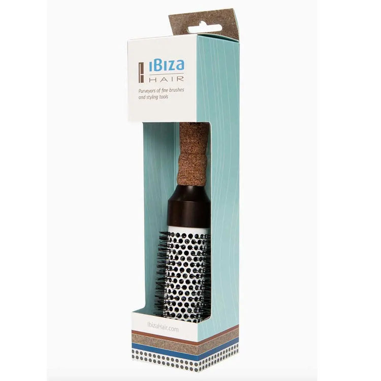 Ibiza Hairbrush 50mm Ceramic Nylon Bristle Hair Brush