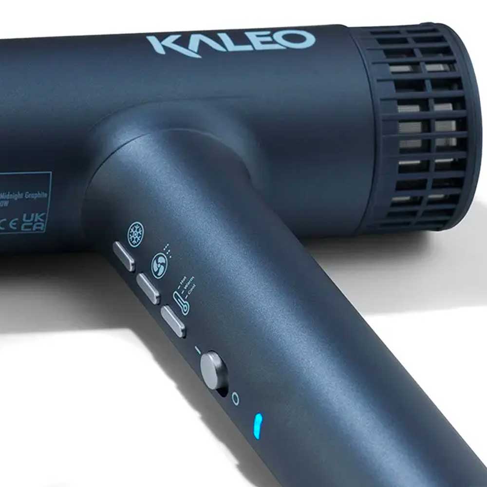 Elevate your styling routine with the Kaleo Professional Hair Dryer. Designed and endorsed by leading stylists, enjoy versatile settings, self-cleaning mode, and eco-conscious packaging. Achieve smooth, styled hair at home. Buy today at The DO Salon Melbourne Australia  3
