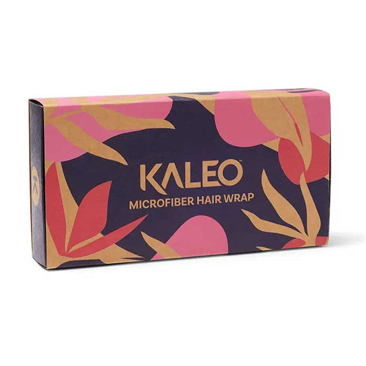 Elevate your haircare with the Kaleo Microfibre Hair Wrap, free with any Kaleo styling tool purchased at The DO Salon. Reduce drying time, minimize frizz, and experience hands-free convenience. Crafted for all hair types, this 100% recyclable wrap ensures a gentle, frizz-free experience. Buy today at The DO Salon St Kilda Packaging