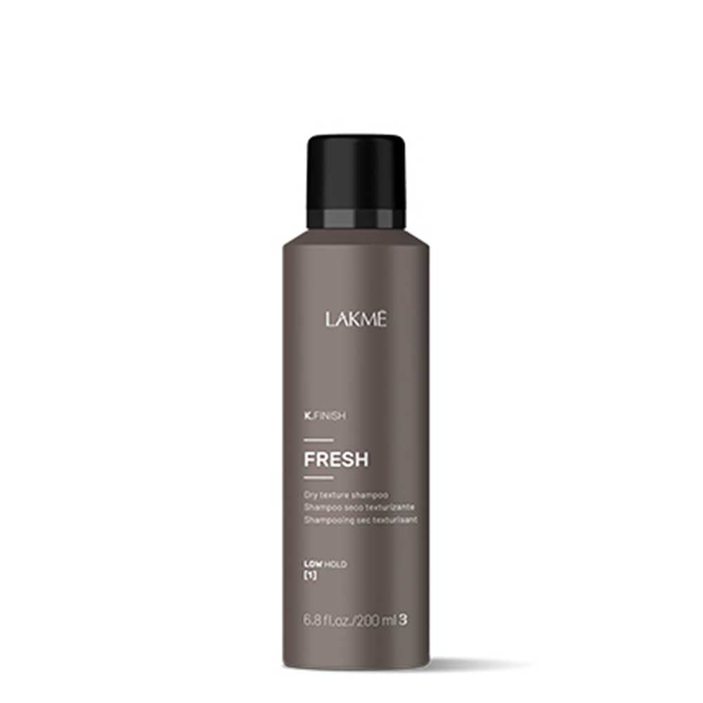 Revitalise your hair with Lakme Finish FRESH, a cleansing and oil-absorbing dry shampoo that adds body and texture without white residue. Enjoy flexible volume and UV protection. Achieve fresh, clean hair with every use. Available at professional hair salons, including The DO Salon Australia. Buy today.