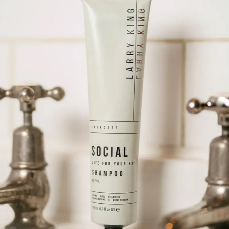 Larry King | Social Life Shampoo 180ml | Volume, Shine & Style