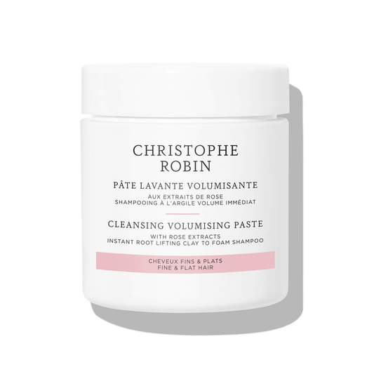 Discover the transformative power of Christophe Robin Cleansing Volumizing Paste with Rose Extracts 75ml. Crafted to enhance fine, flat, or thin hair, this innovative paste provides instant volume and a light, soft feel. Shop now at The DO Salon online or at our Salon St Kilda Victoria - bottle