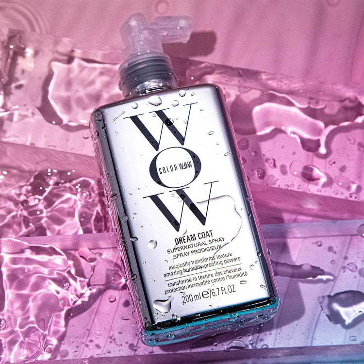 Take frizz-free, glass-like shine on the go with Color Wow Dream Coat Supernatural Spray 200ml. Humidity-blocking, heat-activated formula for sleek, long-lasting results. Available at The DO Salon, St Kilda."