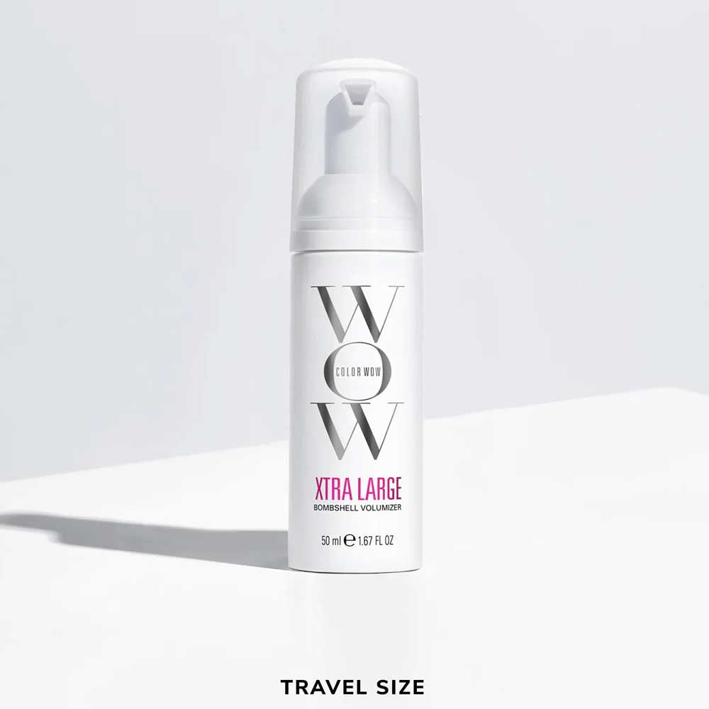 Color Wow Xtra Large Bombshell Volumizer 50ml—travel-size thickening foam for weightless, long-lasting volume. No crunch, no drying alcohols—just soft, full-bodied hair. Shop now at The DO Salon, St Kilda!