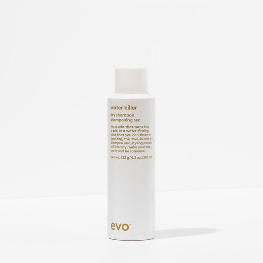 Discover the magic of Evo Water Killer Dry Shampoo at The DO Salon. Suitable for all hair types, this two-in-one solution absorbs excess oil, adds volume, and enhances texture. Enjoy touchable, refreshed hair with a captivating fragrance. Shop now for revived locks! Buy online or at our salon in St Kilda today. 