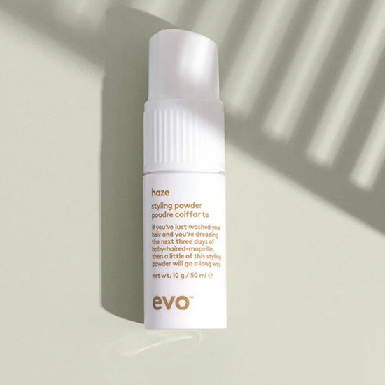 Elevate your hair with evo haze styling powder, a lightweight pump mist for fine or limp hair. Instantly add volume and texture with a matte finish. Vegan, cruelty-free, and free from sulphates and parabens. Reactivate throughout the day for lasting style. Buy from The DO Salon for effortless, salon-quality results. 3