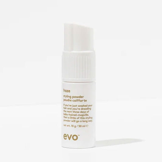 Elevate your hair with evo haze styling powder, a lightweight pump mist for fine or limp hair. Instantly add volume and texture with a matte finish. Vegan, cruelty-free, and free from sulphates and parabens. Reactivate throughout the day for lasting style. Buy from The DO Salon for effortless, salon-quality results.