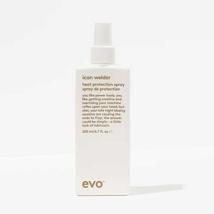 EVO Icon Welder Heat Protection Spray (200ml): Protects your hair from heat damage while giving you better control during styling. 
