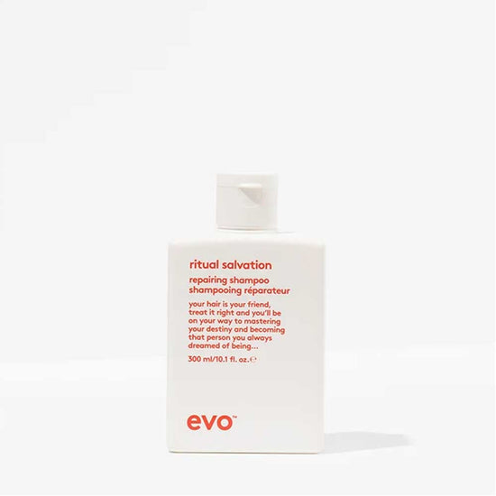 EVO Ritual Salvation Repairing Shampoo (300ml): Gently cleanses while repairing and strengthening damaged hair, leaving it soft and shiny.