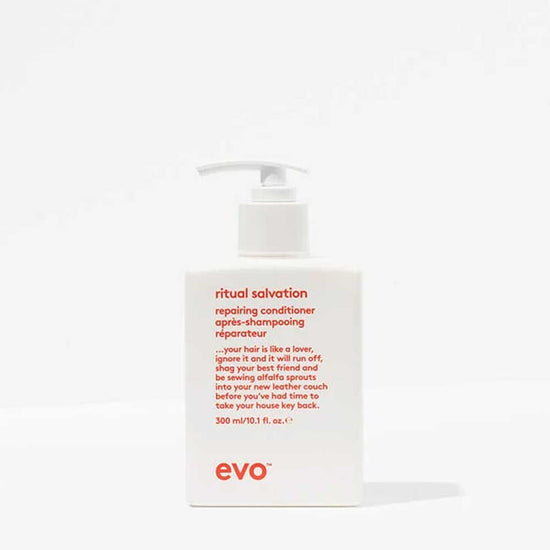 EVO Ritual Salvation Repairing Conditioner (300ml): Nourishes and restores, improving the condition and manageability of overworked locks.