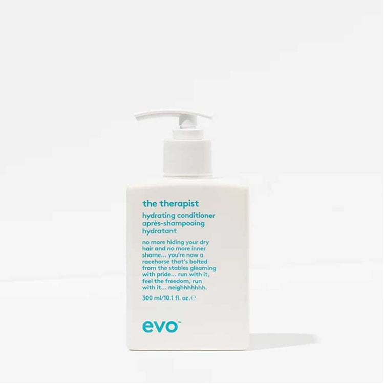 EVO The Therapist Hydrating Conditioner (300ml): Softens, detangles, and adds shine, leaving hair hydrated and silky smooth.