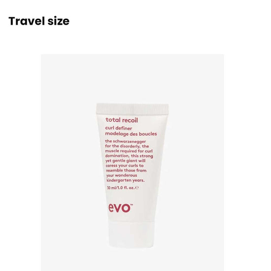 EVO FREE Total Recoil Curl Definer (30ml): A strong-hold curl definer that amps up the definition and keeps your curls in place with a flexible, natural finish.