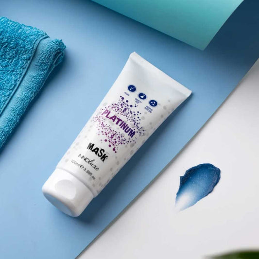 Hydrate and tone blonde hair with INNOluxe Platinum Mask. Neutralizes brassy tones, nourishes with argan oil and vegan butters, and leaves hair soft and shiny. Shop now at The DO Salon in St Kilda, Melbourne! lifestyle