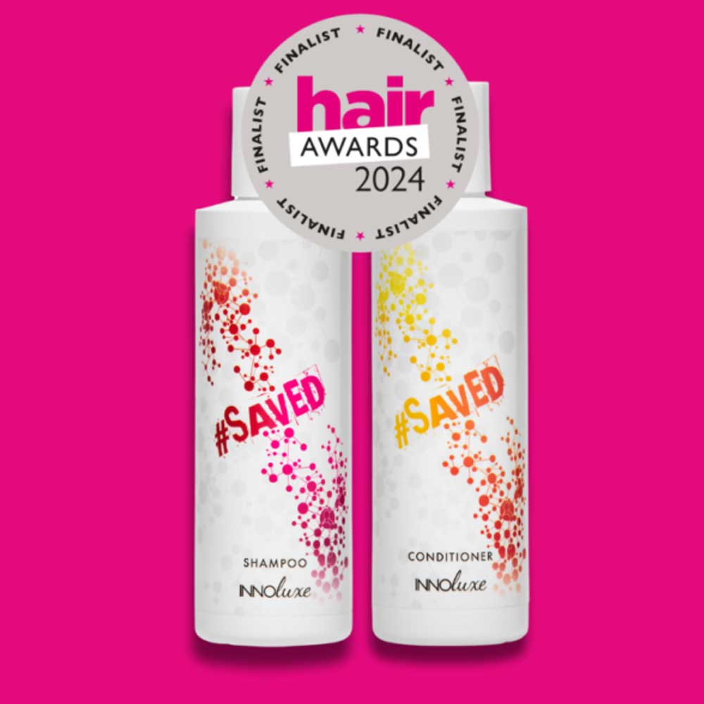 Celebrating INNOluxe #SAVED Shampoo & Conditioner as Hair Award Finalists 2024! Gentle, sulfate-free care that protects color, hydrates, and enhances shine. Available at The DO Salon in St Kilda, Melbourne.