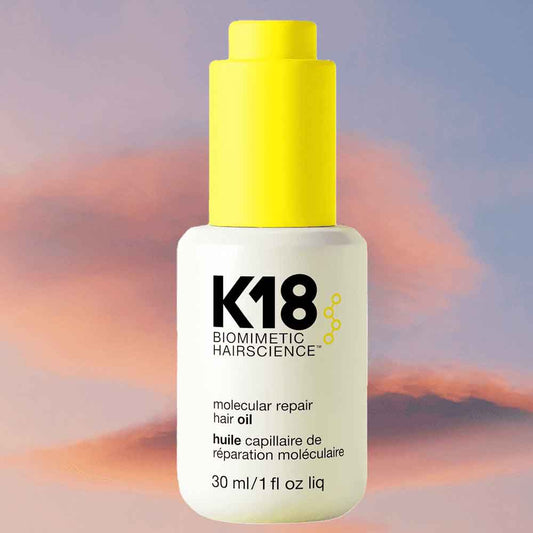 Experience the power of K18 Molecular Repair Hair Oil at The DO Salon. Achieve sleek, frizz-free hair with minimised split ends and enhanced shine. Protect your locks from heat damage while repairing and strengthening from within. Discover the lightweight, non-greasy formula for all hair types. Get your bottle today!