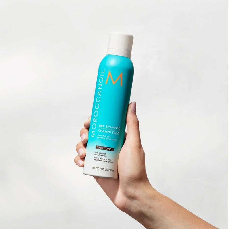 Moroccanoil Dry Shampoo Dark Tones 205ml is now available in a bonus travel size. It is oil-absorbing, non-dulling, and argan oil-infused, perfect for brunettes. Shop online now at The DO Salon. 2
