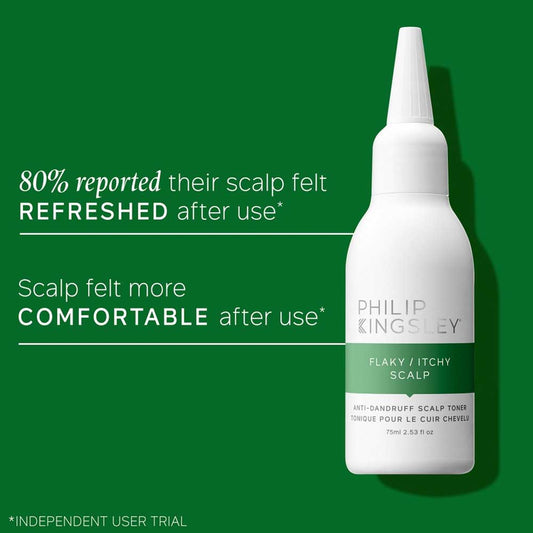 Experience scalp relief on the go with Philip Kingsley Flaky Itchy Scalp Toner 75ml. This leave-in formula reduces dandruff and itchiness. It is travel-friendly. Available at The DO Salon Australia, your expert hairstylists and colour professionals.  2