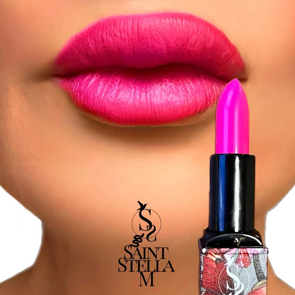 Make a statement with Saint Stella M Gigi Does Go-Go Lipstick—bold colour from The Faces of Empowerment Collection. Smooth, long-lasting formula for vibrant, confident looks. Available at The DO Salon, St Kilda—shop online now! Lifestyle