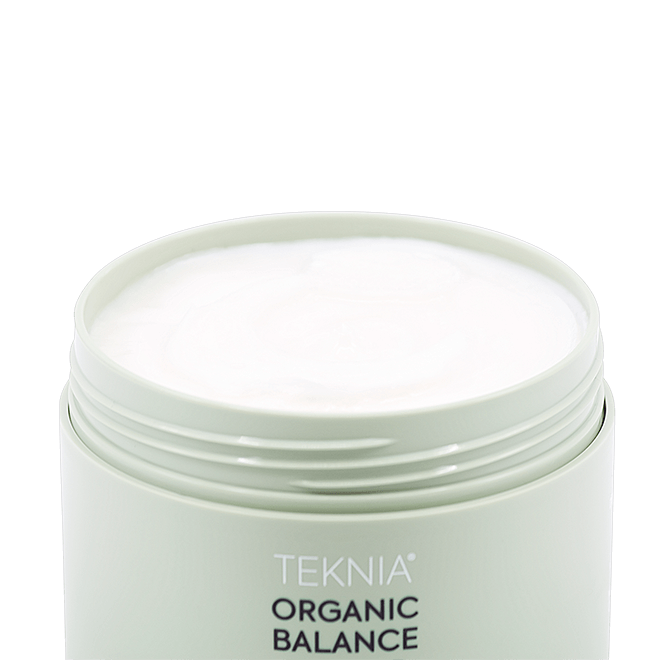 An intense, moisturising treatment for all hair types that deeply nourishes for a naturally silky, elasticated finish. Restore the natural, healthy condition of hair with TEKNIA Organic Balance by Lakmé. Hair colour and cut experts, The DO Salon located in St Kilda care for your hair and scalp.  top
