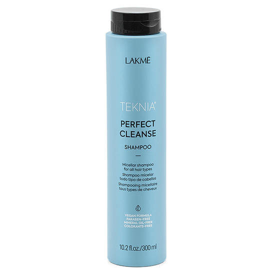 A micellar shampoo that cleanses while detoxifying for soft, shiny, protected hair. Gently give the hair and scalp a deep wash while capturing residue and impurities with TEKNIA Perfect Cleanse by Lakmé. Look after your hair and scalp, contact The DO Salon today. Hair and Scalp experts based in St Kilda. front