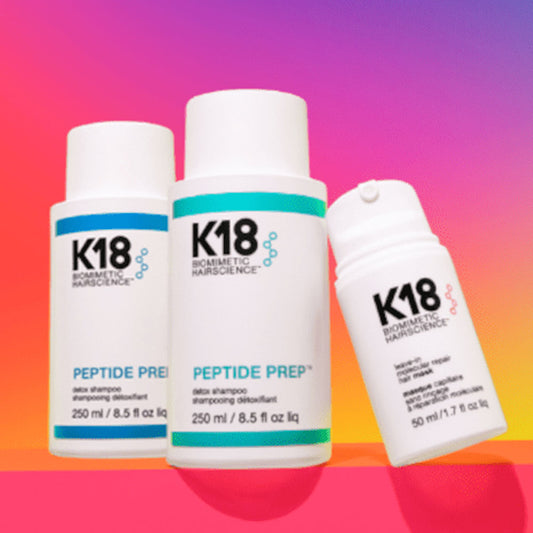 K18 Peptide pH maintenance Shampoo 250ml , an excellent daily shampoo for balanced, moisturised and hydrated hair. This K18 Peptide Prep pH Maintenance Shampoo locks in the hair's natural moisture and gently cleanses the scalp and hair of dirt and oil. Buy today from The DO Salon St Kilda, Melbourne's blonde specialist - range of shampoo