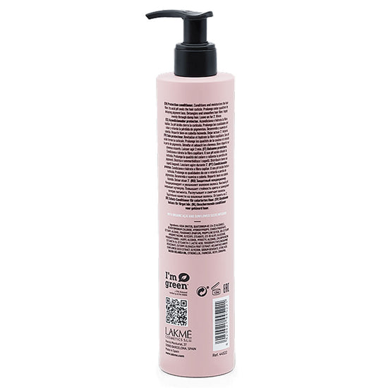 A protective conditioner that moisturises and nourishes colour-treated hair while locking in pigment with an anti-fading effect. Shield hair from the harmful effects of the sun and free radicals with Color Stay by Lakmé. Purchase today from colour experts The DO Salon, St Kilda and Bayside regions back