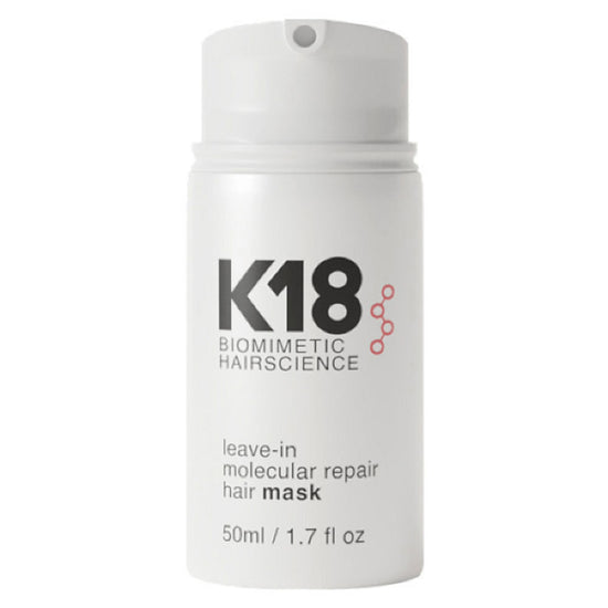 K18 leave-in hair treatment helps reverse chemical and physical damage to hair. No-rinse hair treatment, made with patented bioactive peptide, promises to reverse damage caused by colouring, heat and styling. Buy today from The DO Salon, Melbourne's premiere salon. bottle
